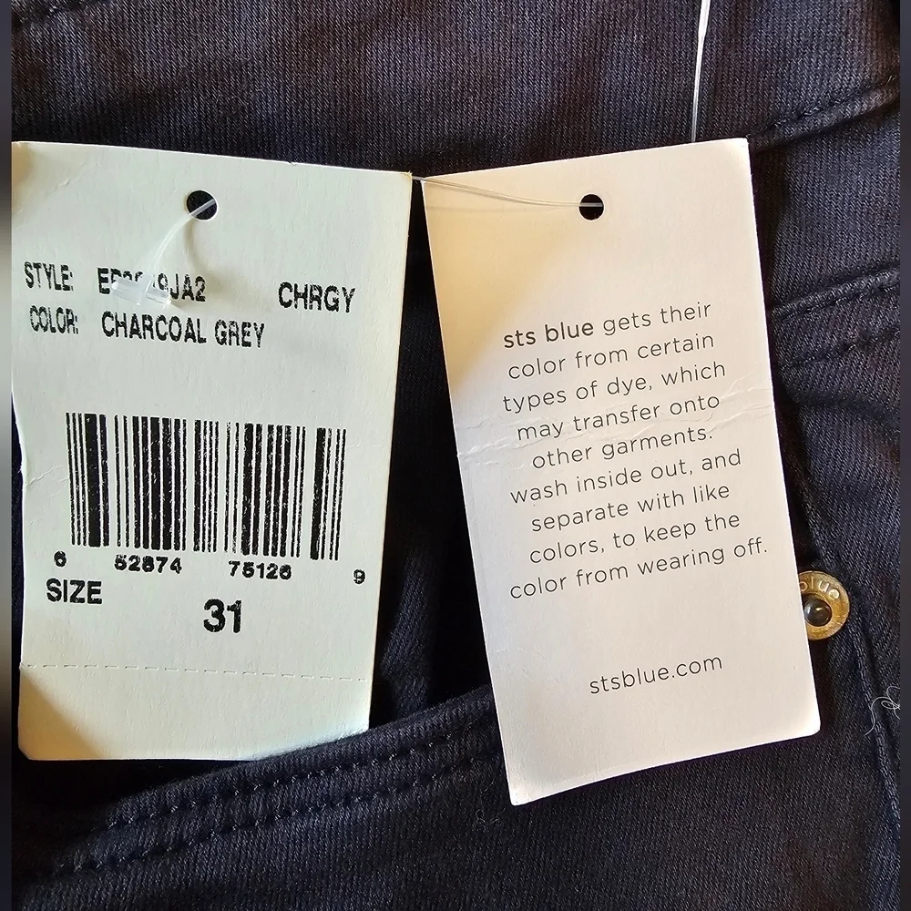 Stitch Fix STS BLUE Mandy Bootcut Mid Rise Black Flare Jeans Women's Size 31